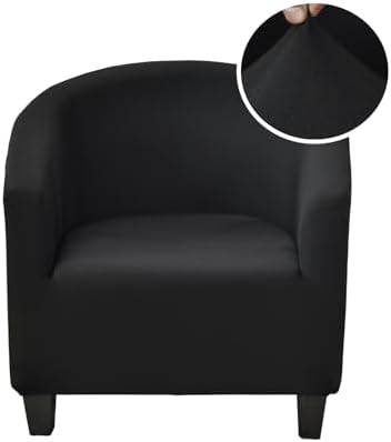 CRFATOP Club Chair Slipcover Printed Round Couch Cover