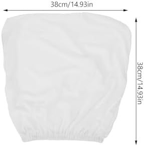 Office Chair Slipcover -- White Split Elastic Cover for Dining and Garden Chairs