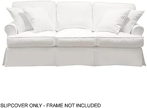 Sunset Trading Horizon Sofa Slip Cover Set - Warm White