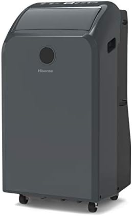 Hisense Dual-Hose Portable Air Conditioner 10000 BTU Cooling Dehumidifier Fan Black
