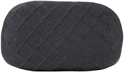 Milageto Swivel Chair Headrest Cover - Black Elastic and Stretchy Removable Washable