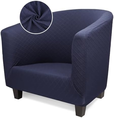 Treaful Club Chair Slipcover with Elastic Removable Cover