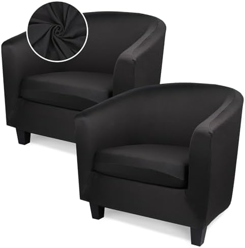 Treaful Club Chair Slipcover 2 Piece Set 1