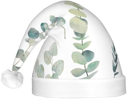 Eucalyptus Leaves Christmas Hat with LED Lights