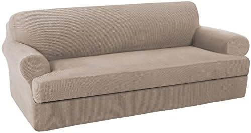 HVERSAILTEX 2 Piece Stretch Sofa Covers with Cushion