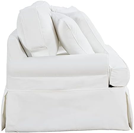 Sunset Trading Horizon Sofa Slip Cover Set - Warm White