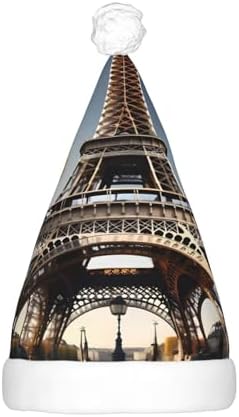 Cityscape Paris Eiffel Tower Christmas Hat with LED Lights