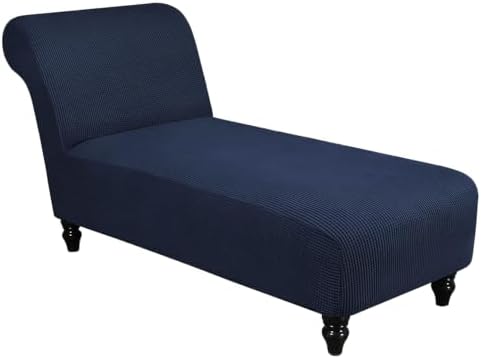 Ele ELEOPTION Armless Lounge Chaise Slipcover Stretch Cover for Living Room Sofa