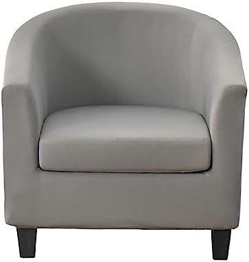 CRFATOP 2-Piece Club Chair Slipcover with Floral Pattern