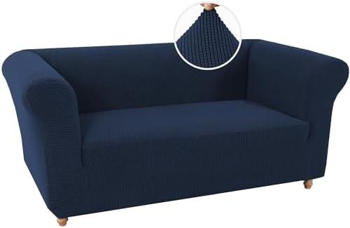 Turquoize Stretch Sofa Cover for Chesterfield Loveseat
