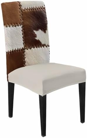 4 Pcs Stretch Spandex Dining Chair Covers Removable Washable