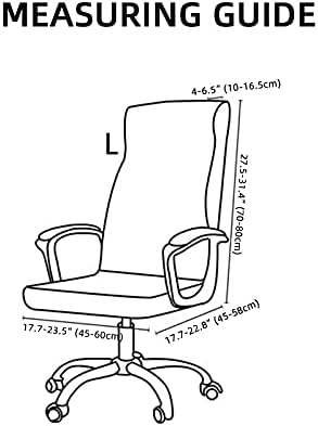 Stretch Office Chair Cover with Zipper for Universal Use