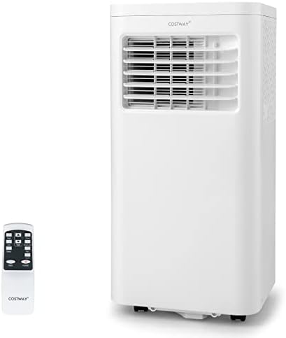 COSTWAY 8000 BTU Portable AC with Dehumidifier and Fan