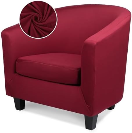 Treaful Club Chair Slipcover 2 Piece Set