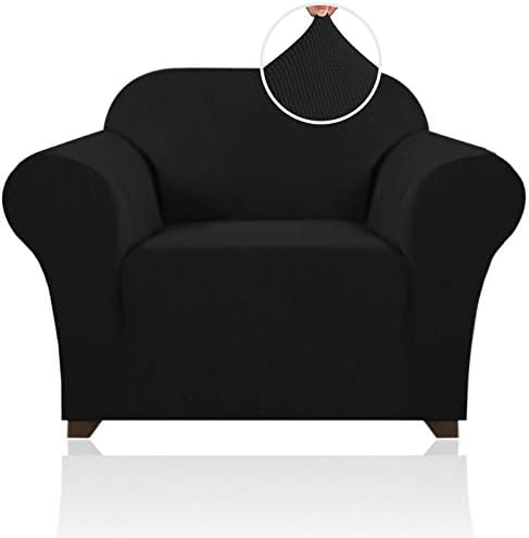 PrinceDeco Stretch Chair Cover with Arms 1-Piece