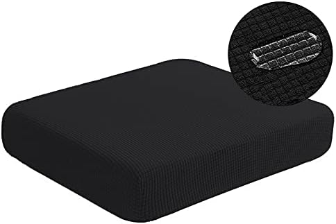 NC HOME Water-Repellent Sofa Cushion Slipcovers Black