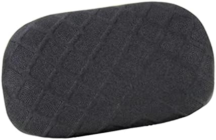 Milageto Swivel Chair Headrest Cover - Black Elastic and Stretchy Removable Washable