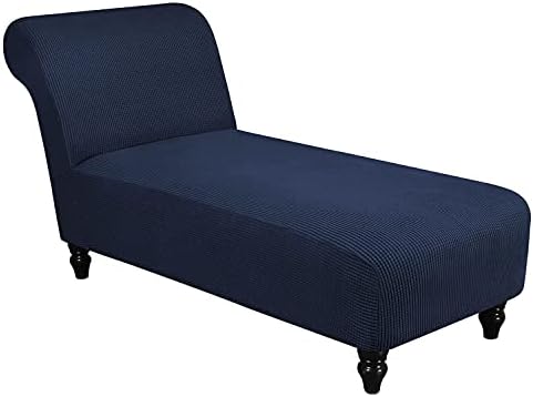 Ele ELEOPTION Armless Lounge Chaise Slipcover Stretch Cover for Living Room Sofa