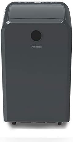 Hisense Dual-Hose Portable Air Conditioner 10000 BTU Cooling Dehumidifier Fan Black
