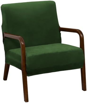 NICEEC Green Spandex Mid Century Chair Covers with Zippers