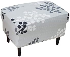 Eco-Ancheng Stool Covers for Rectangular Ottoman with Nonslip Elastic Bottom