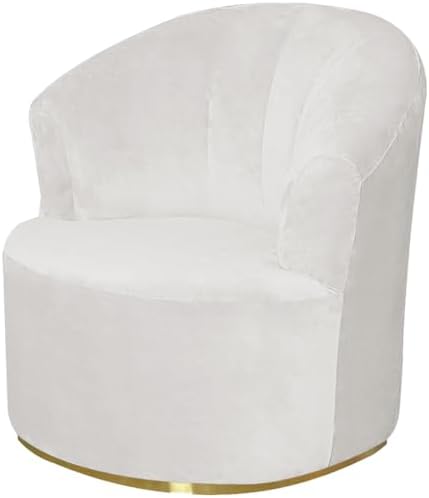 Velvet Single Sofa Cover for Swivel Barrel Chair