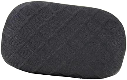 Milageto Swivel Chair Headrest Cover - Black Elastic and Stretchy Removable Washable