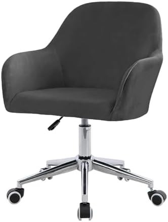 Velvet Office Chair Slipcover with Arms Modern Home Chair Protector