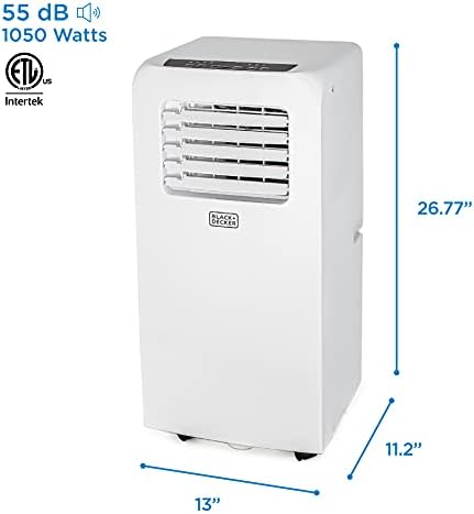 BlackDecker 10000 BTU Portable Air Conditioner with Remote Control