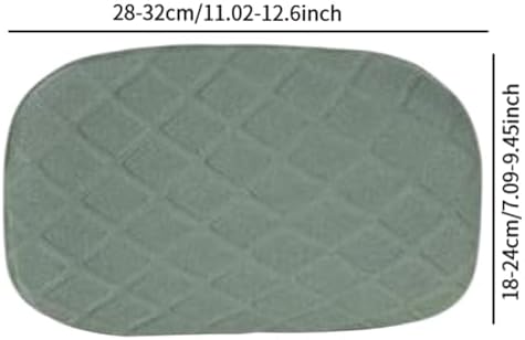Washable Computer Chair Headrest Cover Green