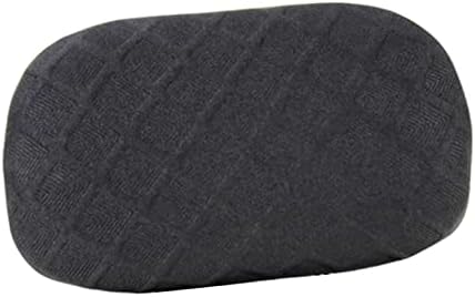 Milageto Swivel Chair Headrest Cover - Black Elastic and Stretchy Removable Washable