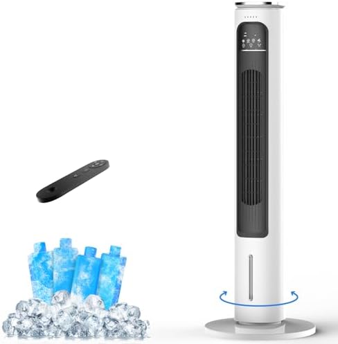 3-in-1 Portable Air Cooler Tower Fan with Remote Control