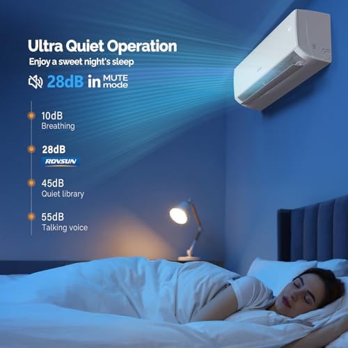 ROVSUN 18000 BTU Mini Split AC Heater with Inverter and Remote Control