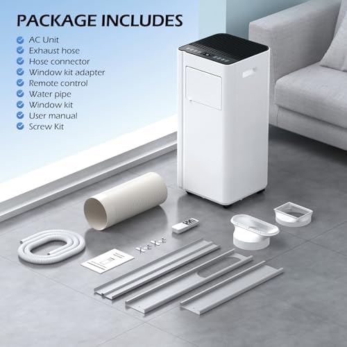 16000 BTU Portable AC with Smart WiFi and 5-in-1 Modes