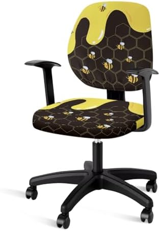 Glenlcwe Bee Office Chair Covers Set of 2