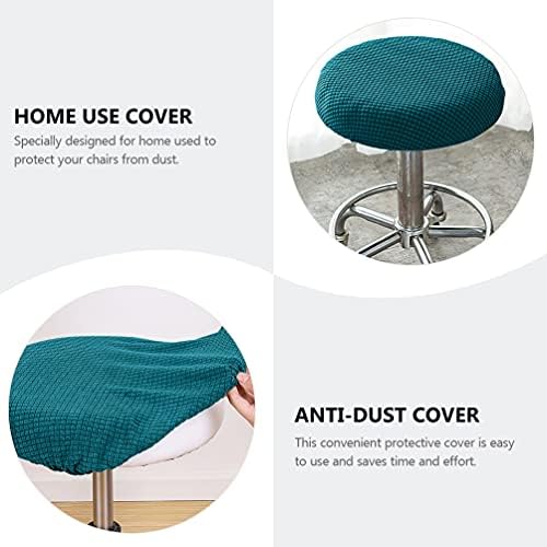 BESPORTBLE Bar Stool Covers Peacock Blue