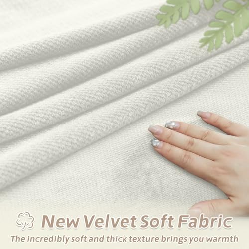 Arfntevss Velvet L Shape Sectional Sofa Cover Set