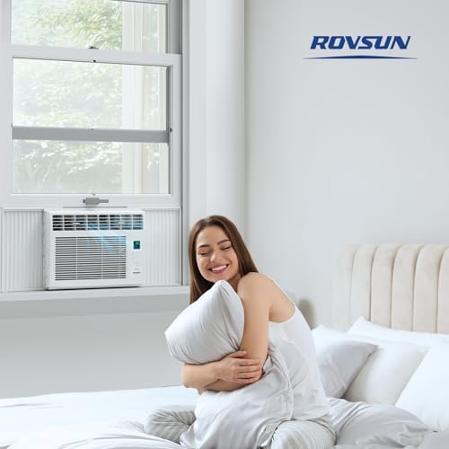 ROVSUN 6000 BTU Window AC with Remote and Timer