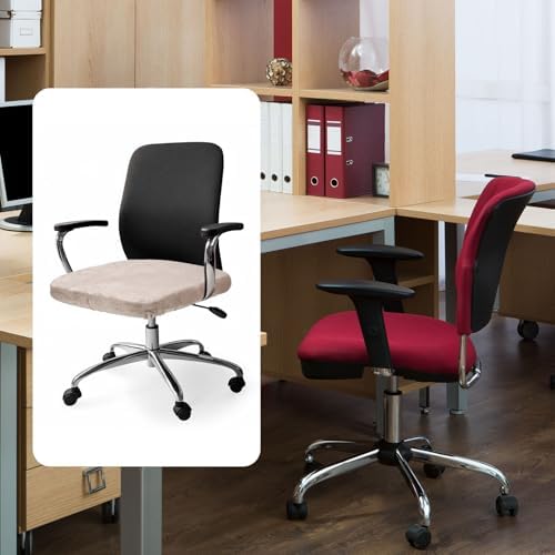 Uxcell Office Chair Cover Stretchable Soft Rotating Slipcover for Home and Office