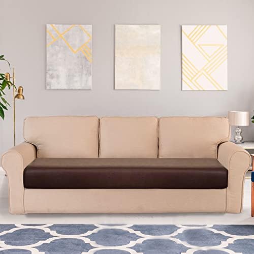 NC HOME PU Leather Sofa Cushion Covers Set