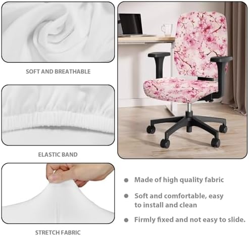 Cherry Blossom Office Chair Cover for Universal Fit