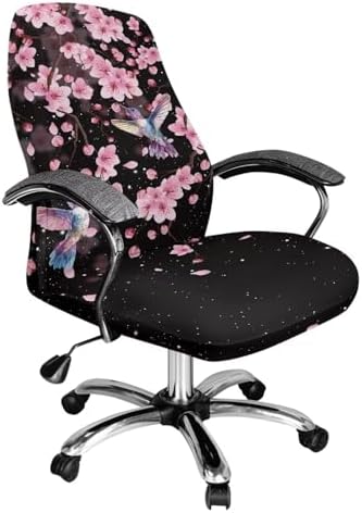 Talayituse Hummingbird Cherry Blossom Chair Covers