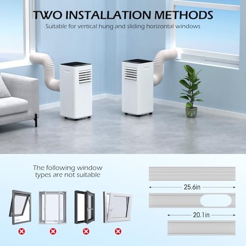 16000 BTU Portable AC with Smart WiFi and 5-in-1 Modes