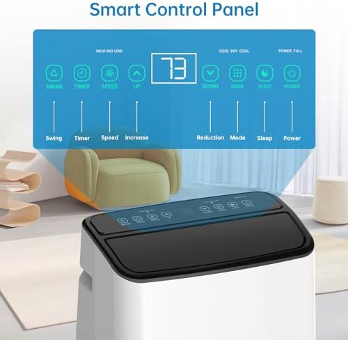 14000 BTU Portable Air Conditioner for 550-750 Sq Ft