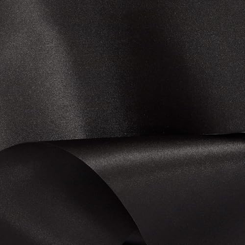 BLUE PANDA Blank Satin Sash 8 Pack Black