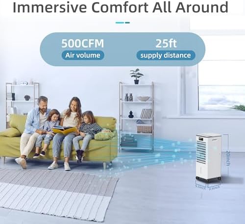 Feculs Official Portable Air Conditioner 3-in-1 with Child Lock