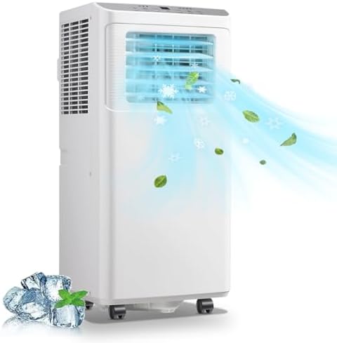 WANAI 8000 BTU Portable AC with Dehumidifier and Fan