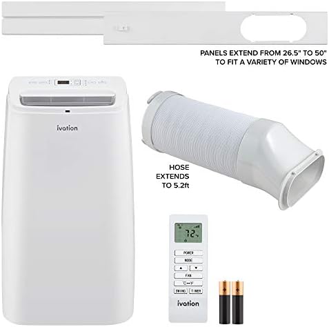 Ivation 12000 BTU Portable AC with Wi-Fi Control