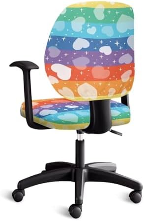 Flashideas Rainbow Love Office Chair Cover