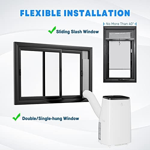3-In-1 Smart Portable AC with 14000 BTU Cooling